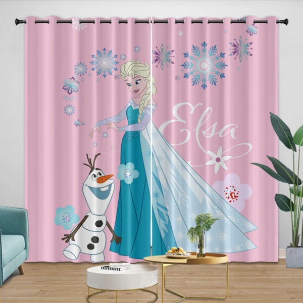 Frozen Curtains Elsa Blackout Window