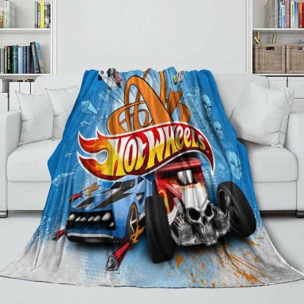 Hot Wheel Blanket Printing Flannel Throw Pattern #2