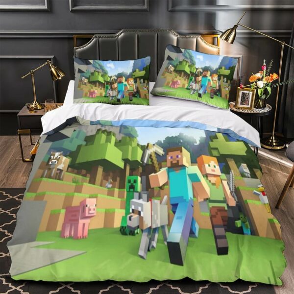 Minecraft Bedding Sets Printing Duvet Cover