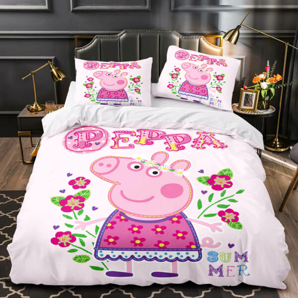 Peppa Pig Bedding Sets Printing Duvet Cover Pattern #2