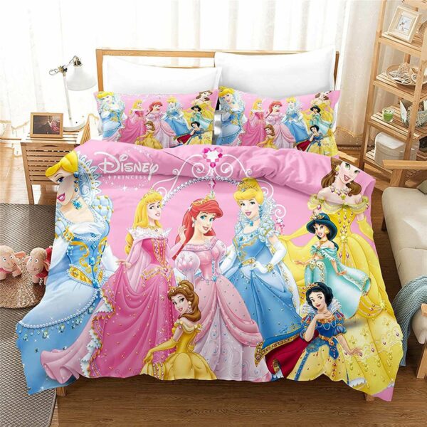 Princess Bedding Sets Snow White Printing Duvet Cover