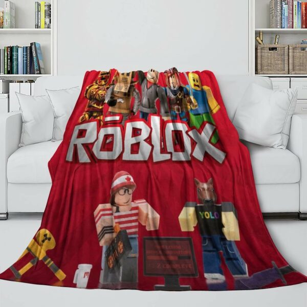 Roblox Blanket Printing Flannel Throw Pattern #2