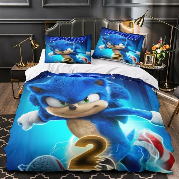 Sonic Bedding Sets Printing Duvet Cover Pattern #1