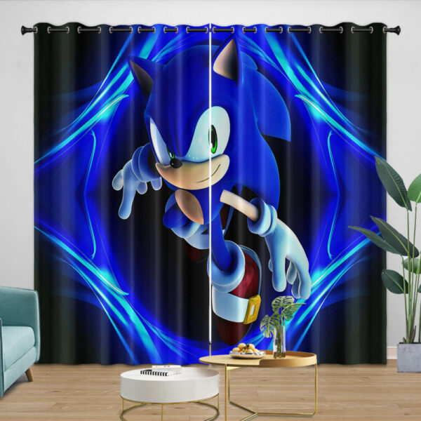 Sonic Curtains Blackout Window Drapes Pattern #2