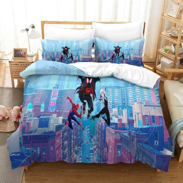Spiderman Bedding Sets Gwen Printing Duvet Cover Pattern #1