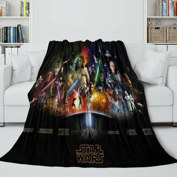 Star Wars Blanket Printing Flannel Throw Pattern #1