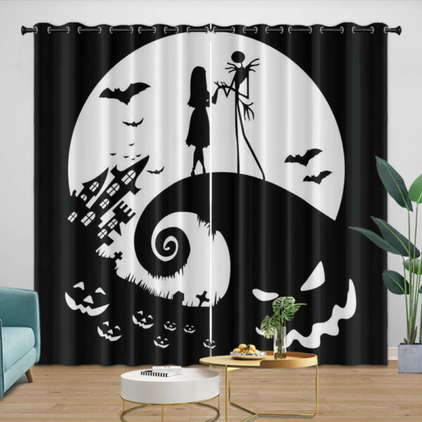 The Nightmare Before Curtains Blackout Window Drapes