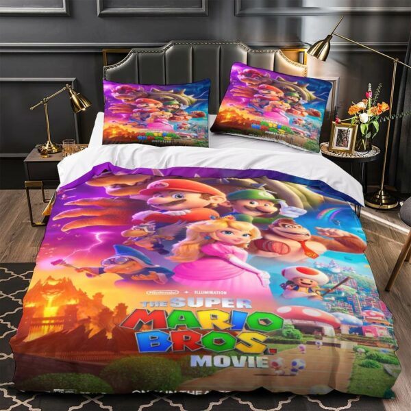 The Super Mario Bros Bedding Sets Printing Duvet Cover