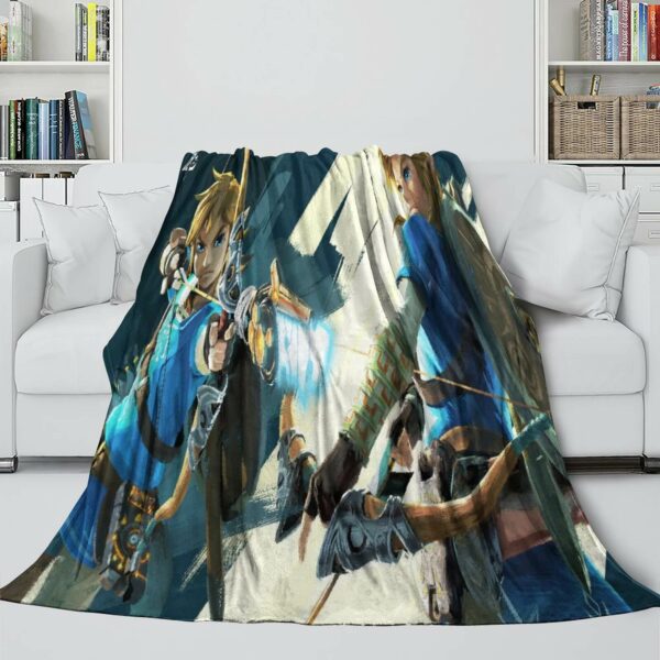Zelda Blanket Printing Flannel Throw